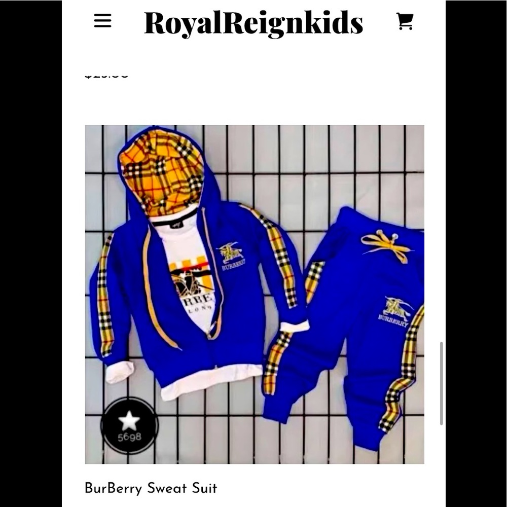 Royal Reign kids Designer Inspired